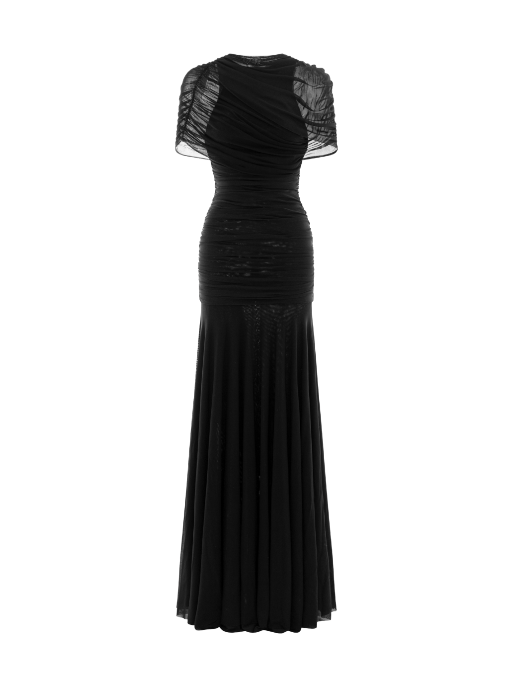 One-Shoulder Ruched Gown by COCOSIN