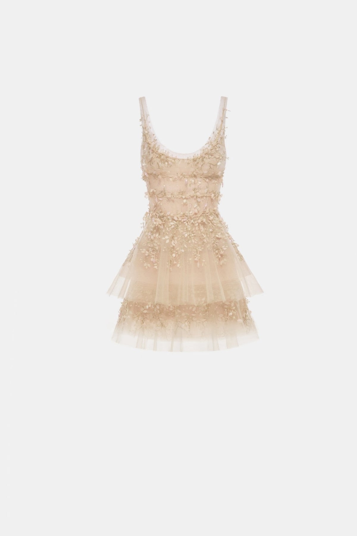 Pastel Tiered Mini Dress by Montsand
