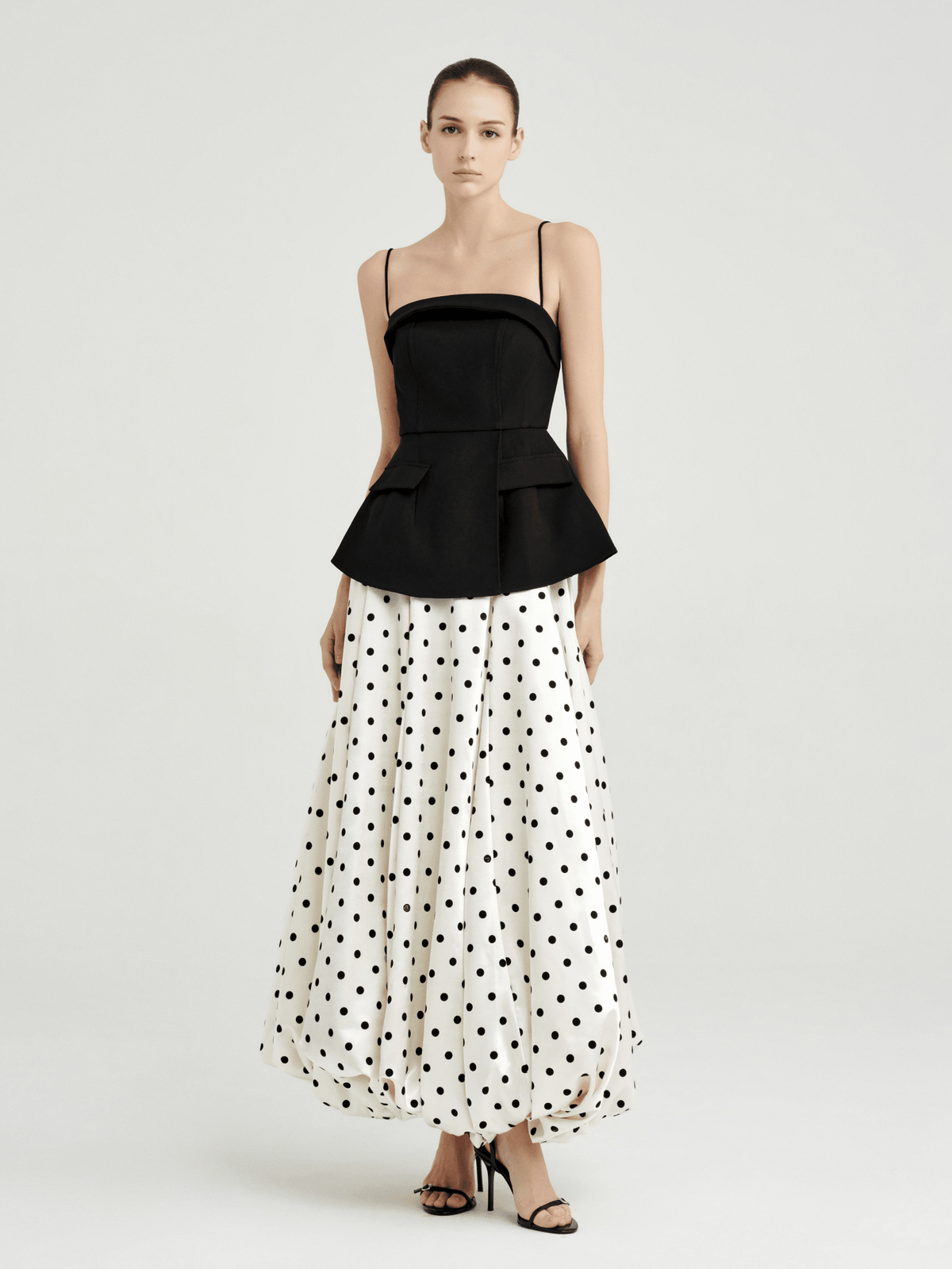 Polka Dot Bubble Skirt by COCOSIN