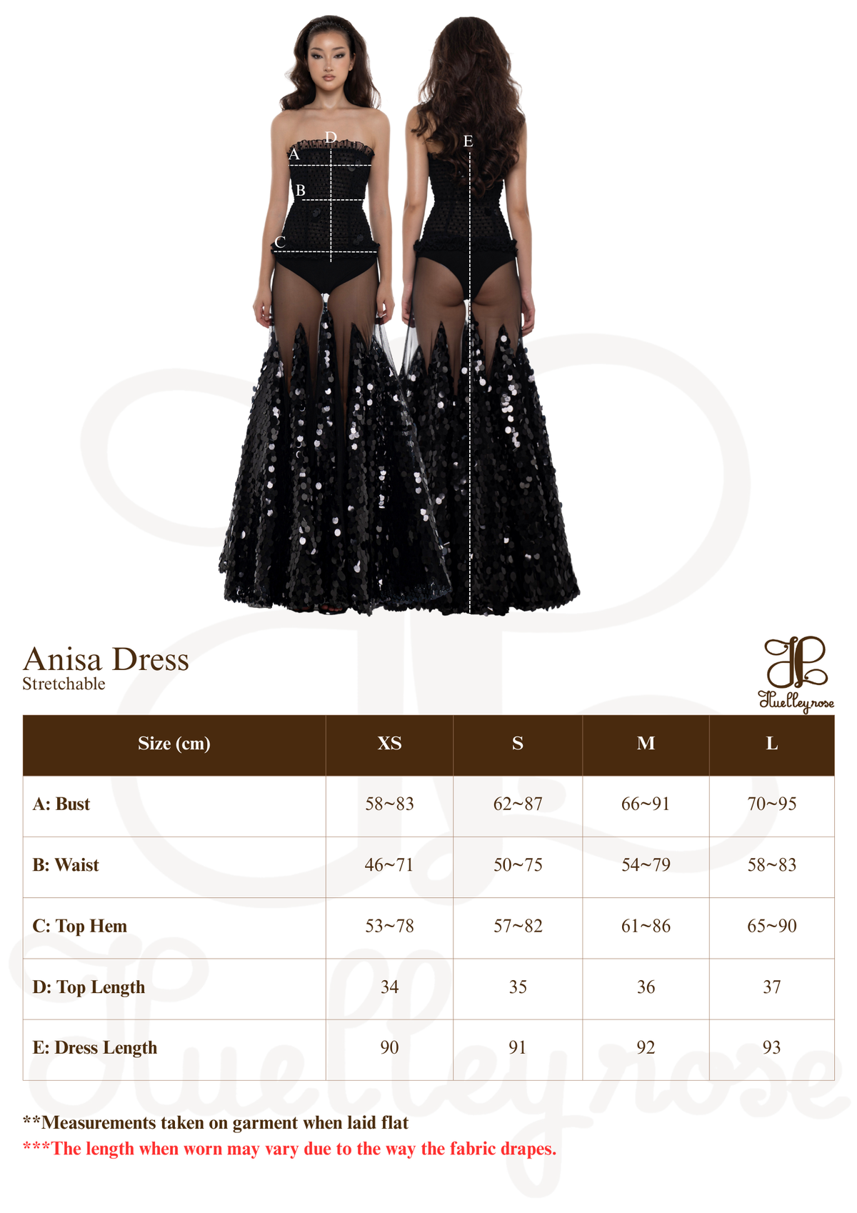 Anisa Dress by Huelleyrose