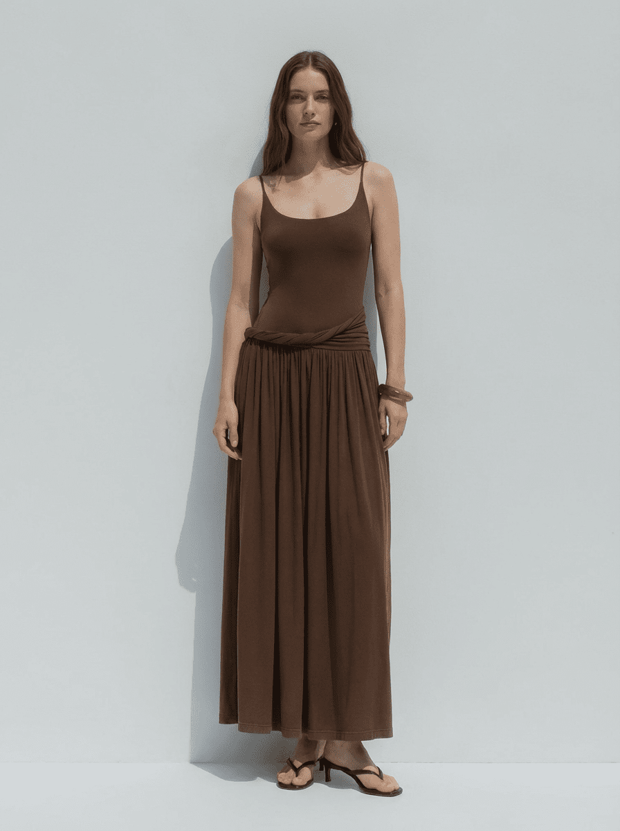 Spaghetti Strap Maxi Dress