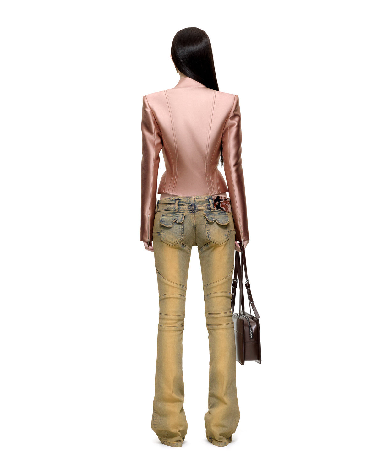REGINA BOOTCUT JEANS (BEIGE) by BUPBES