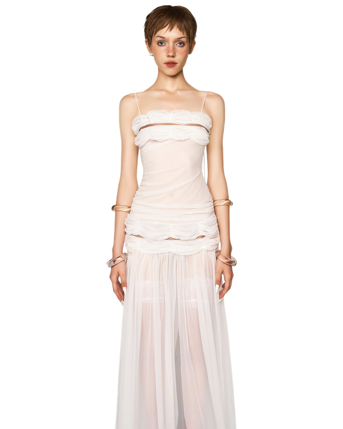 Karen Dress (White) by LSOUL