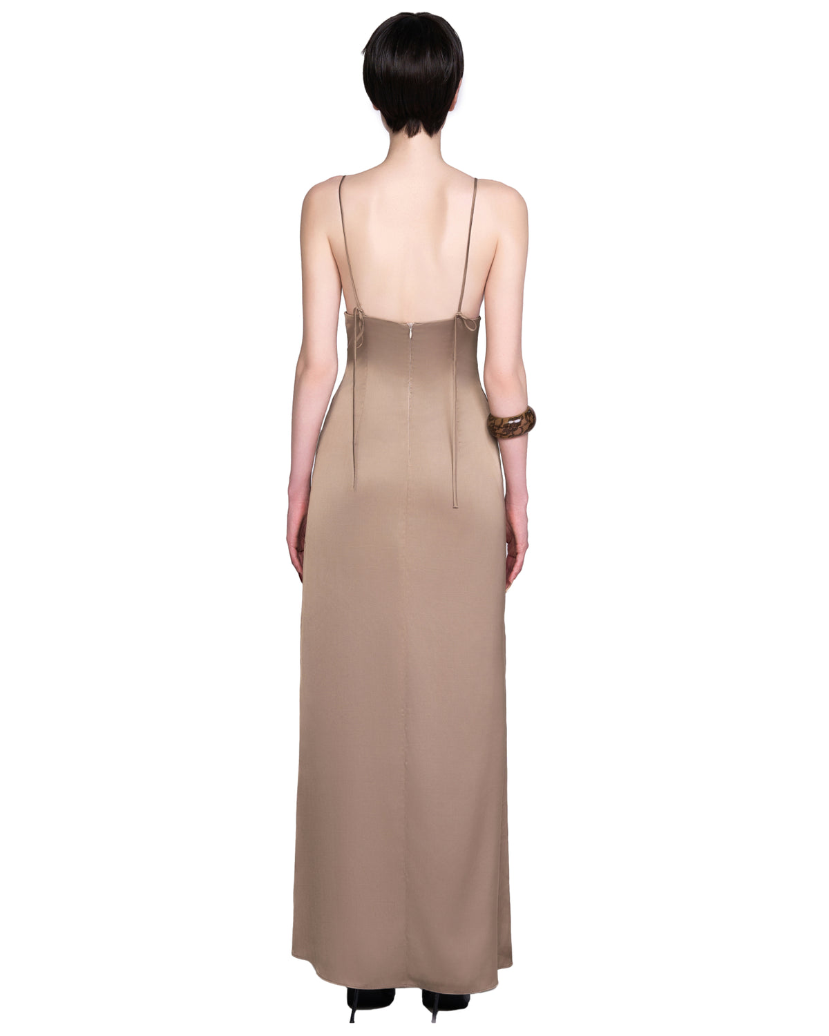 Gaga Dress (Brown) by LSOUL