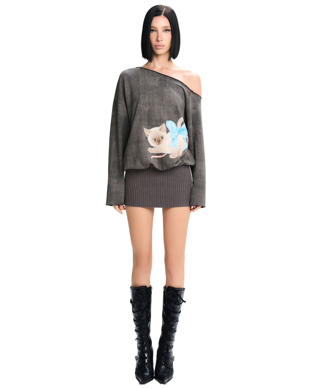 Ling Dress (Grey) by LSOUL