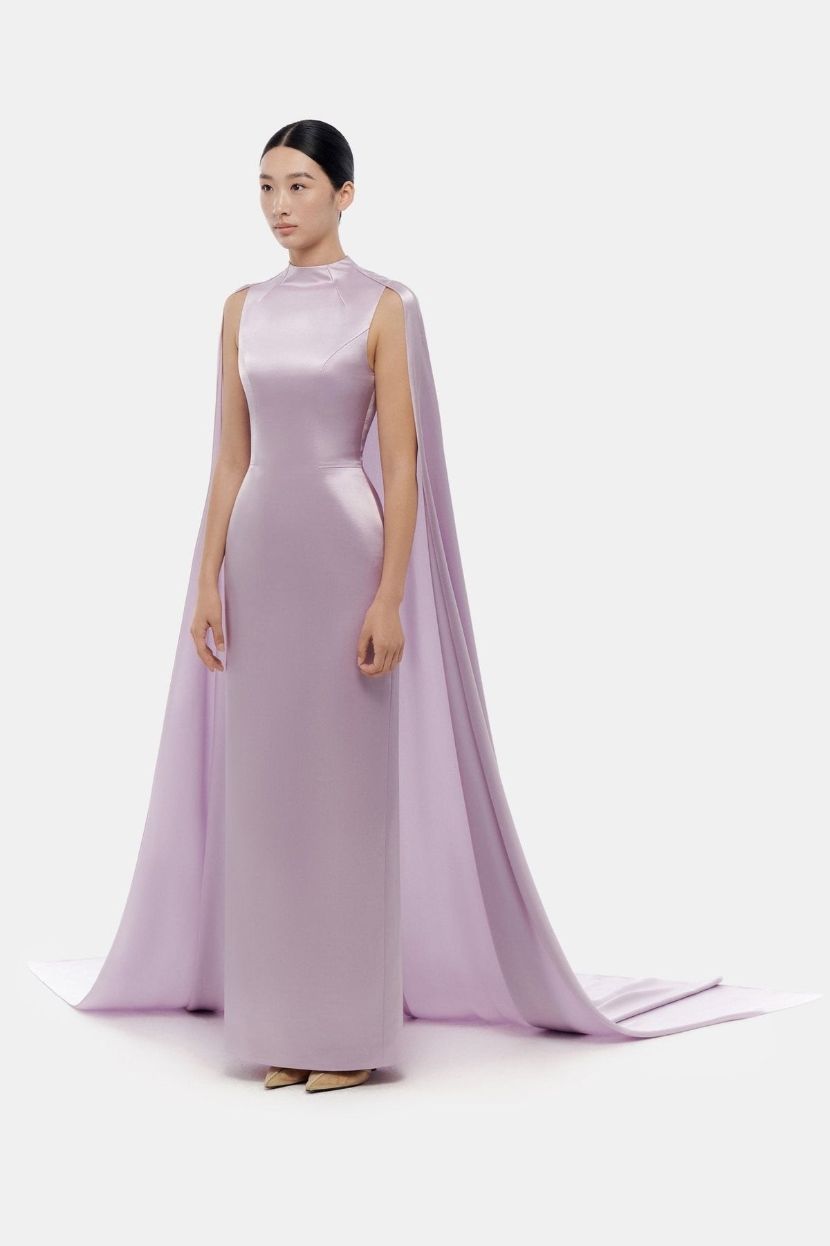Violet Cape Dress by Montsand