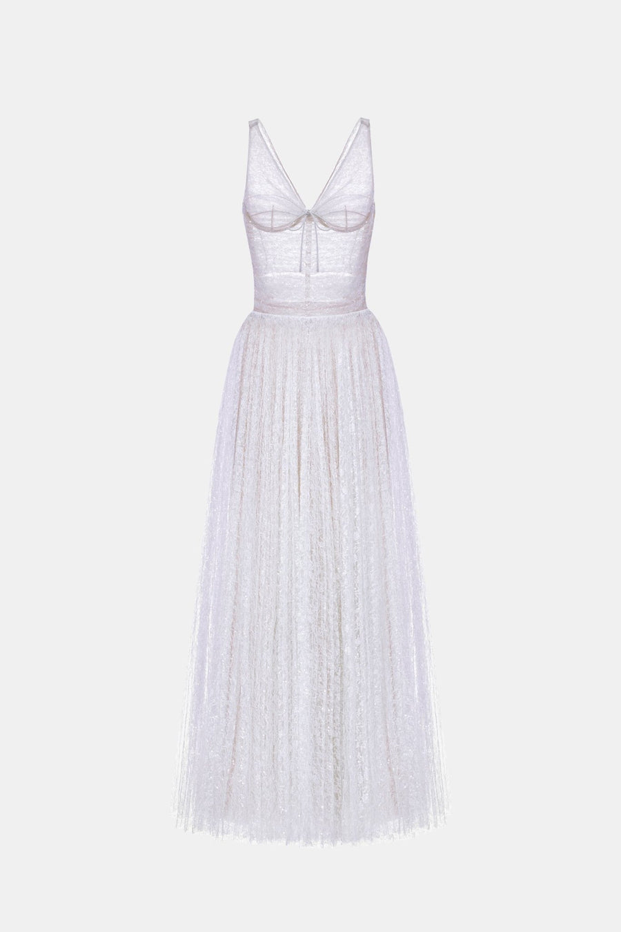 Violet Drapped Maxi Dress