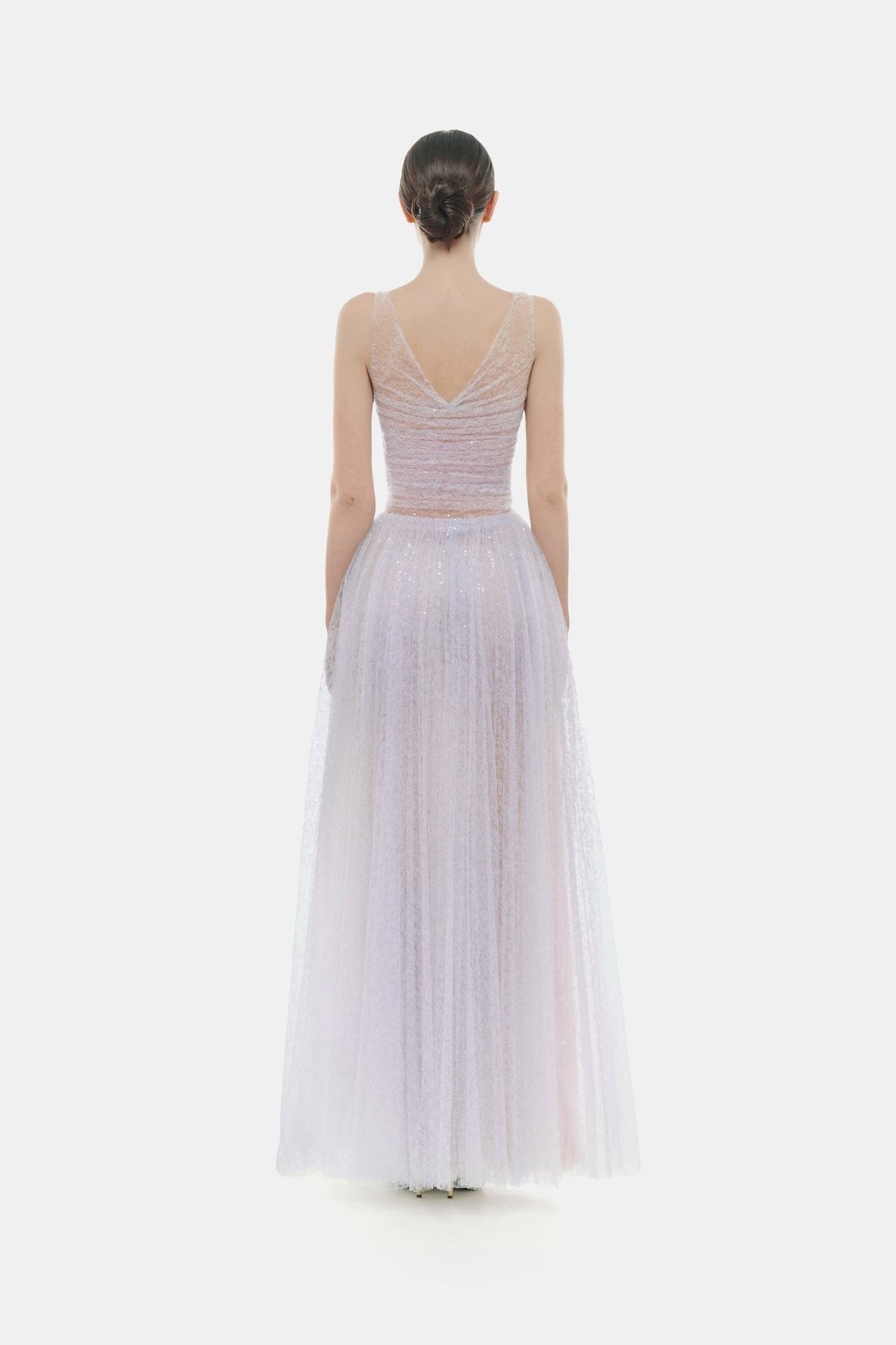 Violet Drapped Maxi Dress by Montsand