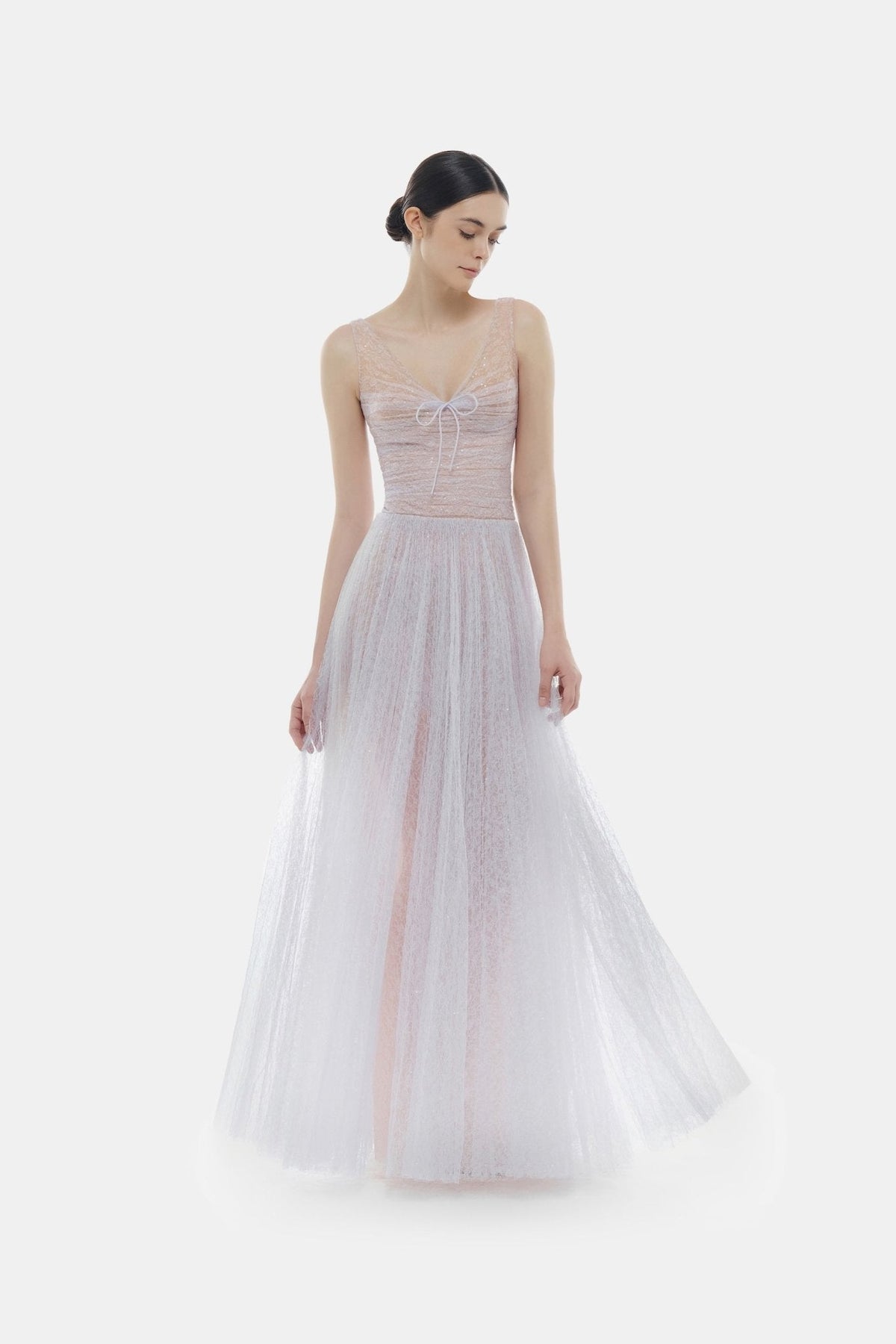 Violet Drapped Maxi Dress by Montsand