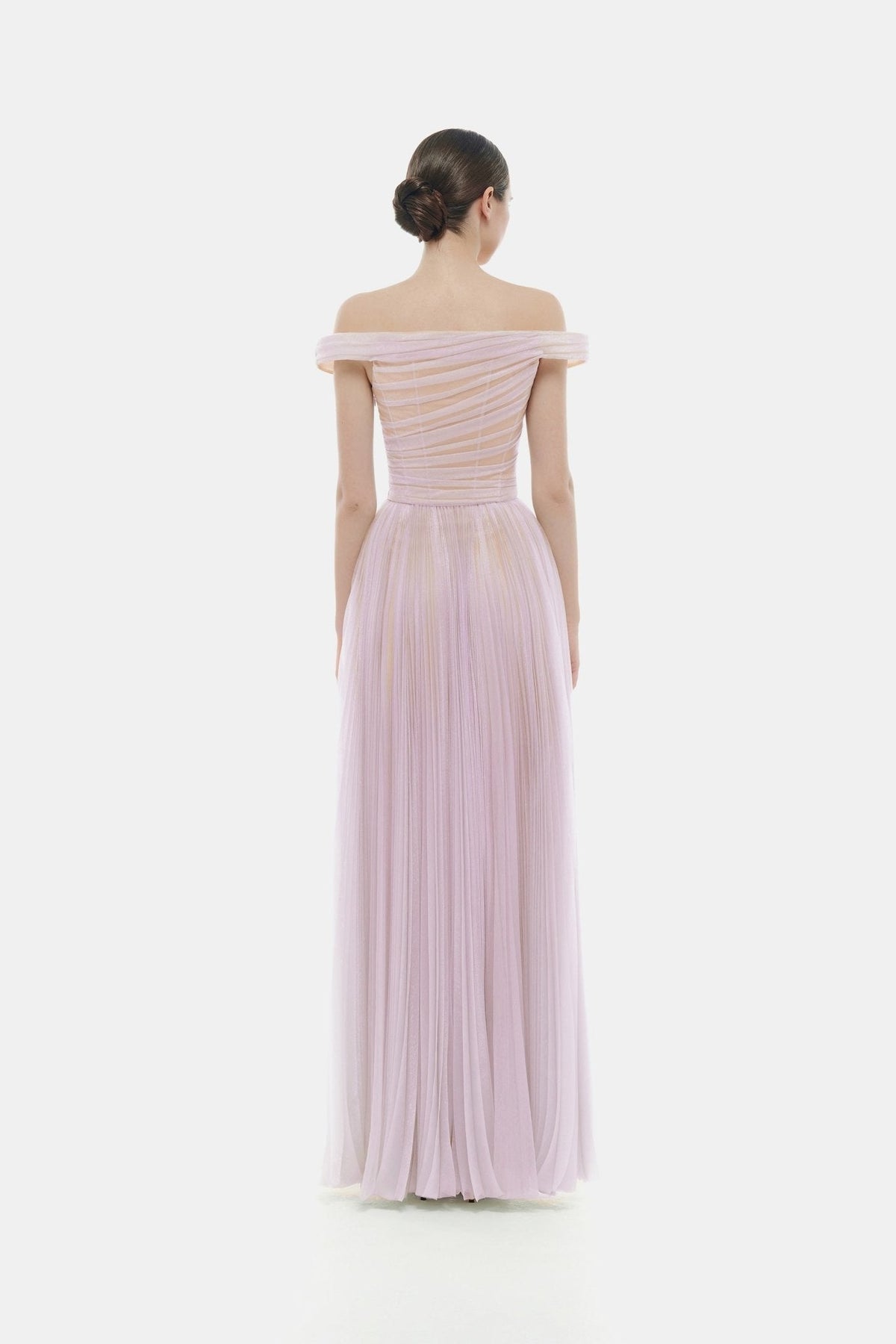 Violet Off-shoulder Maxi Dress by Montsand