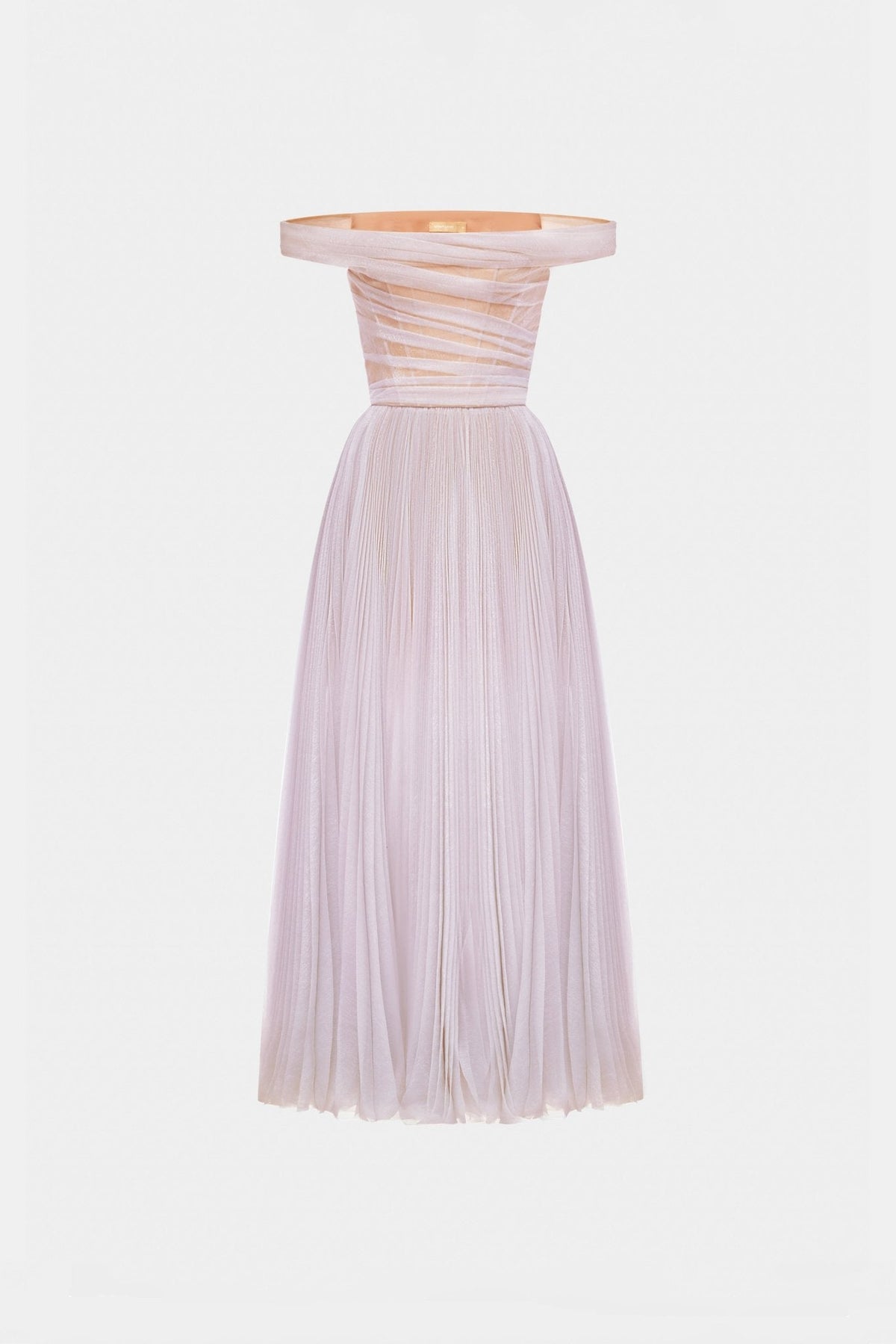 Violet Off-shoulder Midi Dress by Montsand
