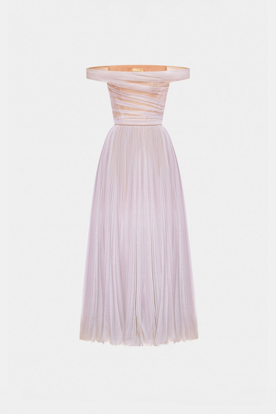 Violet Off-shoulder Midi Dress