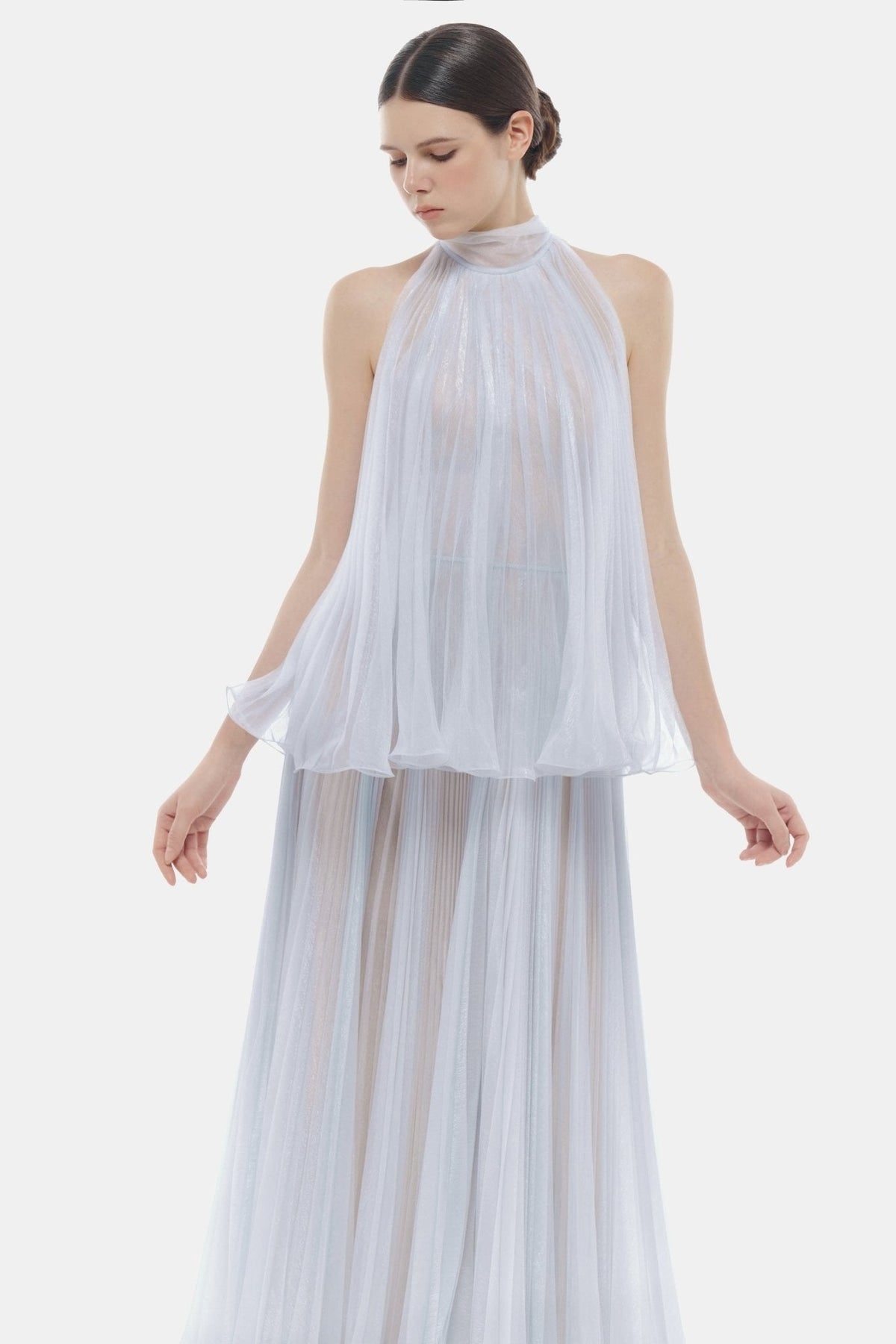 Violet Pleated Dress by Montsand