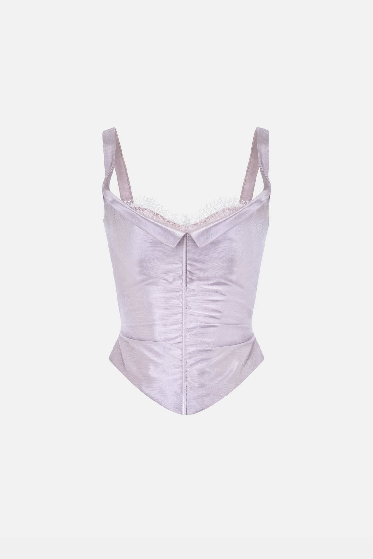 Violet Satin Corset Top by Montsand