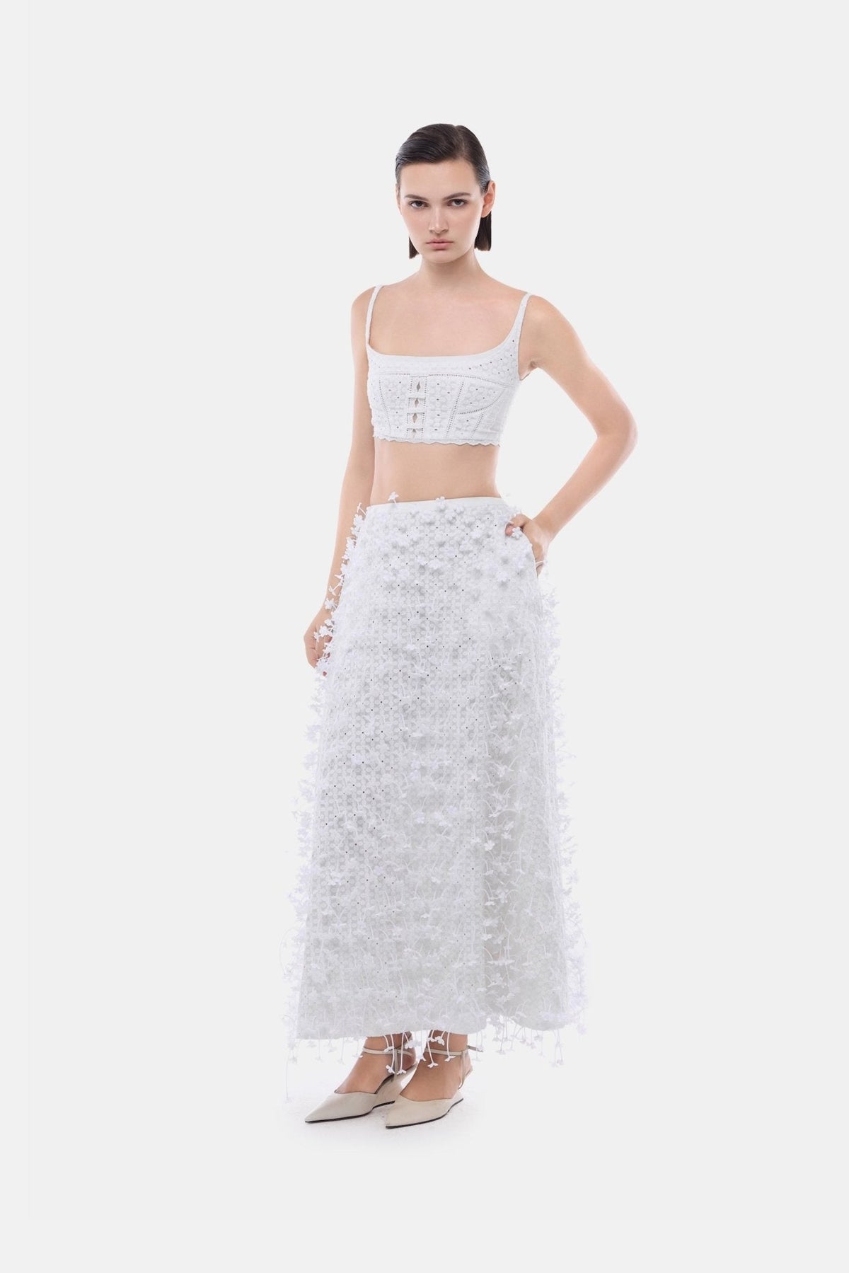 White Croptop by Montsand