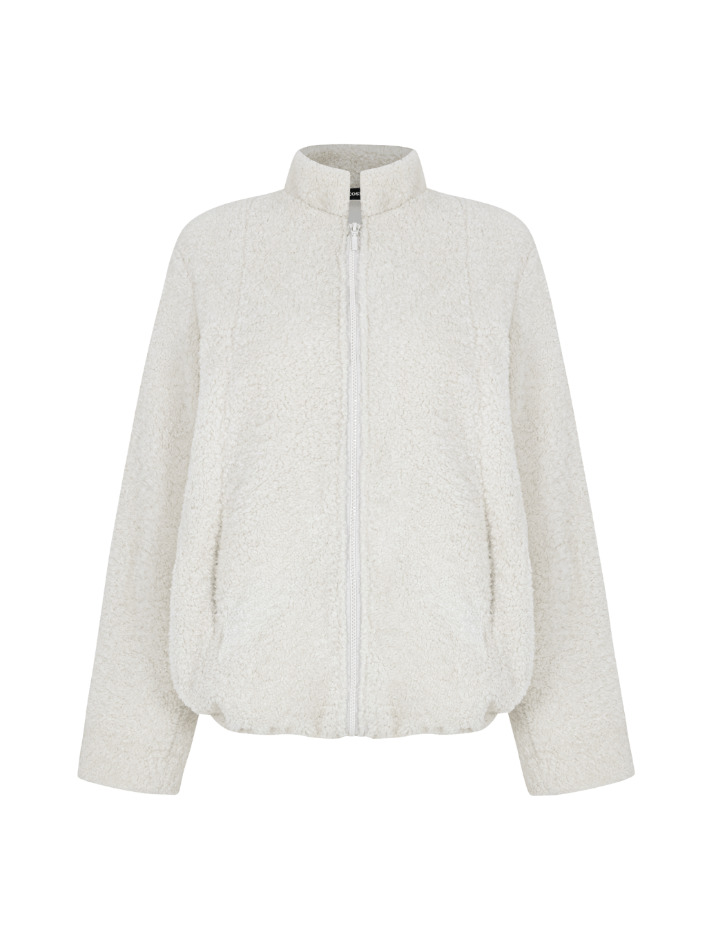 White Faux Fur Coat by COCOSIN