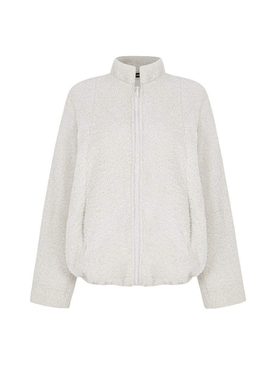 White Faux Fur Coat