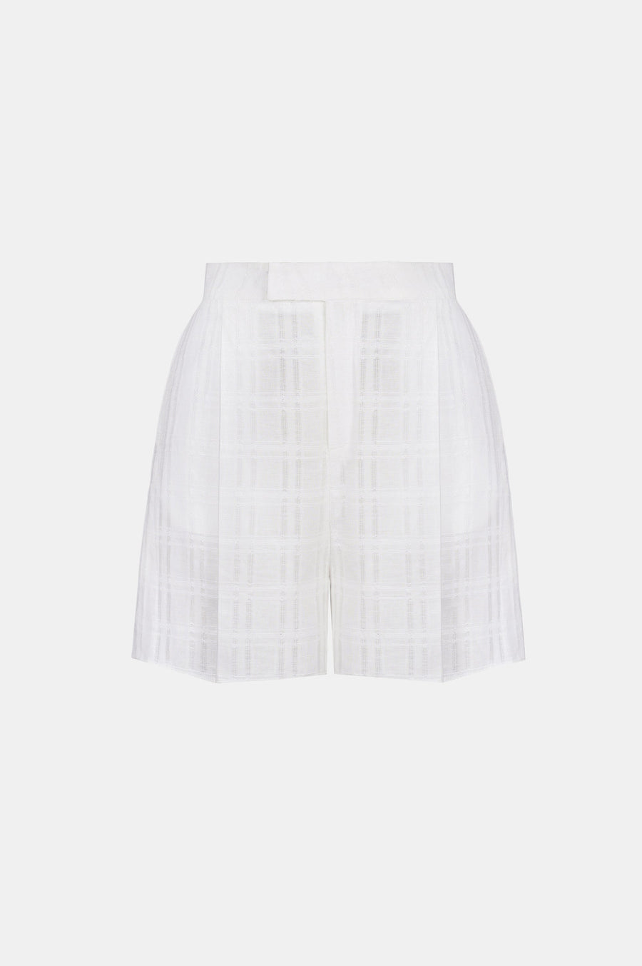 White Linen Shorts