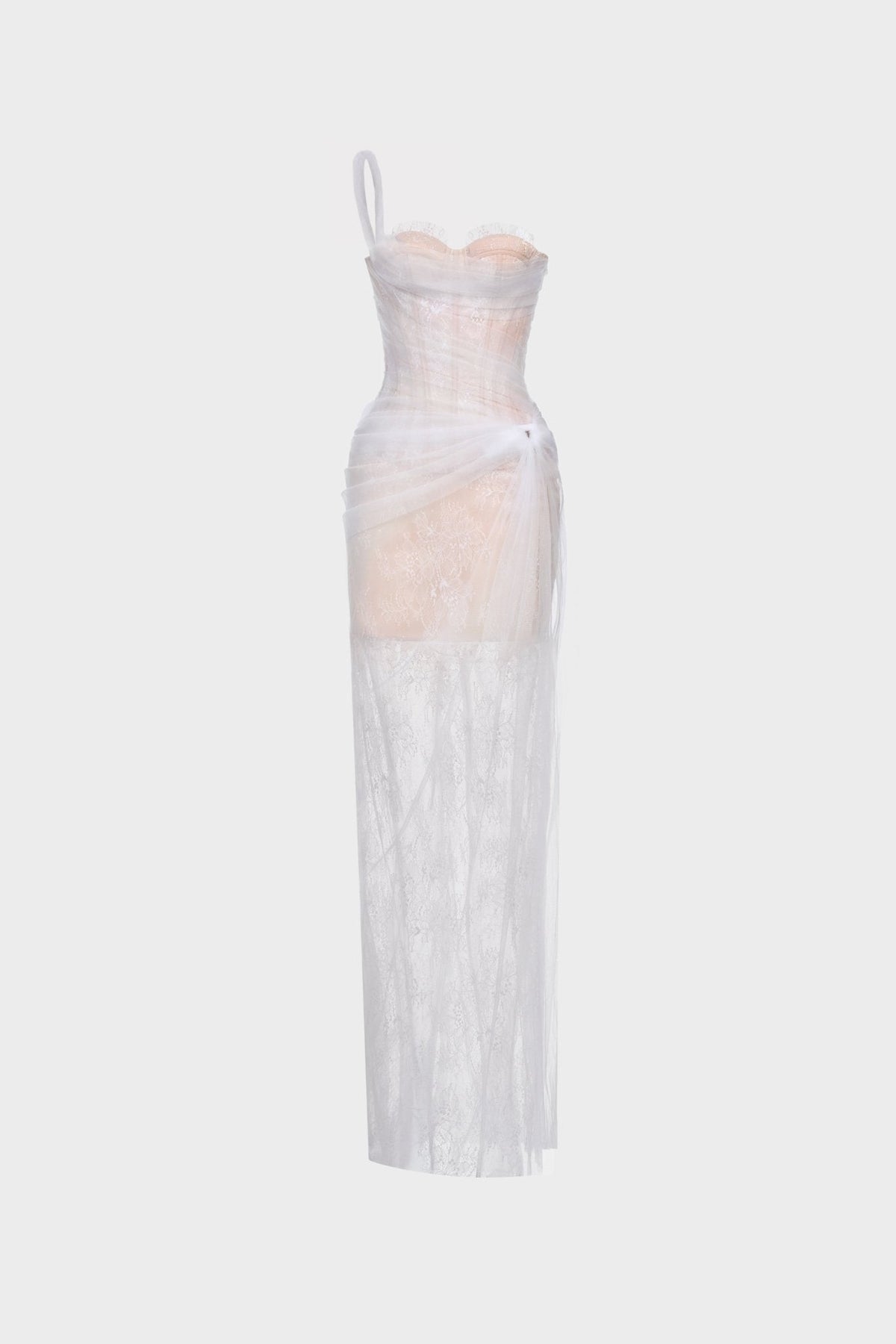 White Mara Dress by Montsand