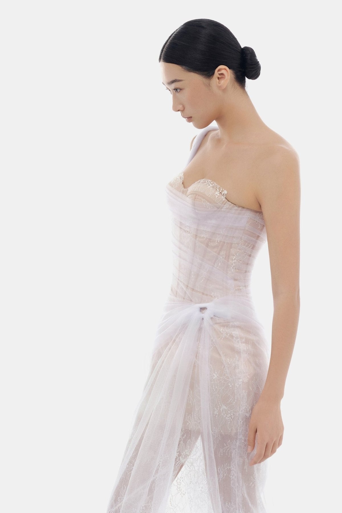 White Mara Dress by Montsand