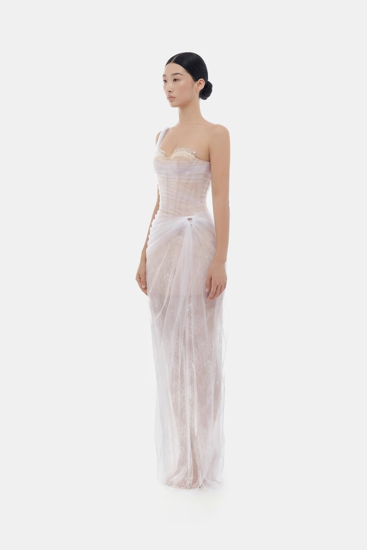 White Mara Dress by Montsand