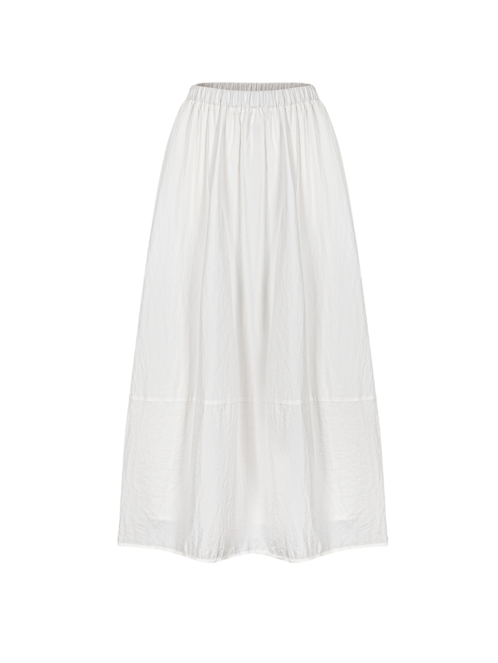 White Midi Skirt by COCOSIN