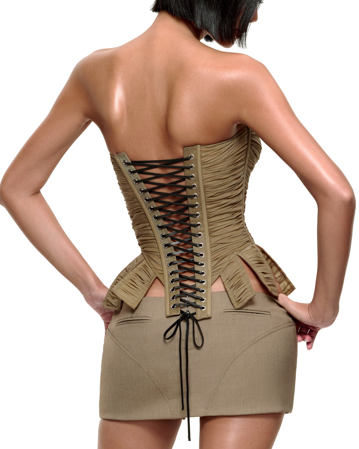 WILLOW CORSET (KHAKI) by BUPBES