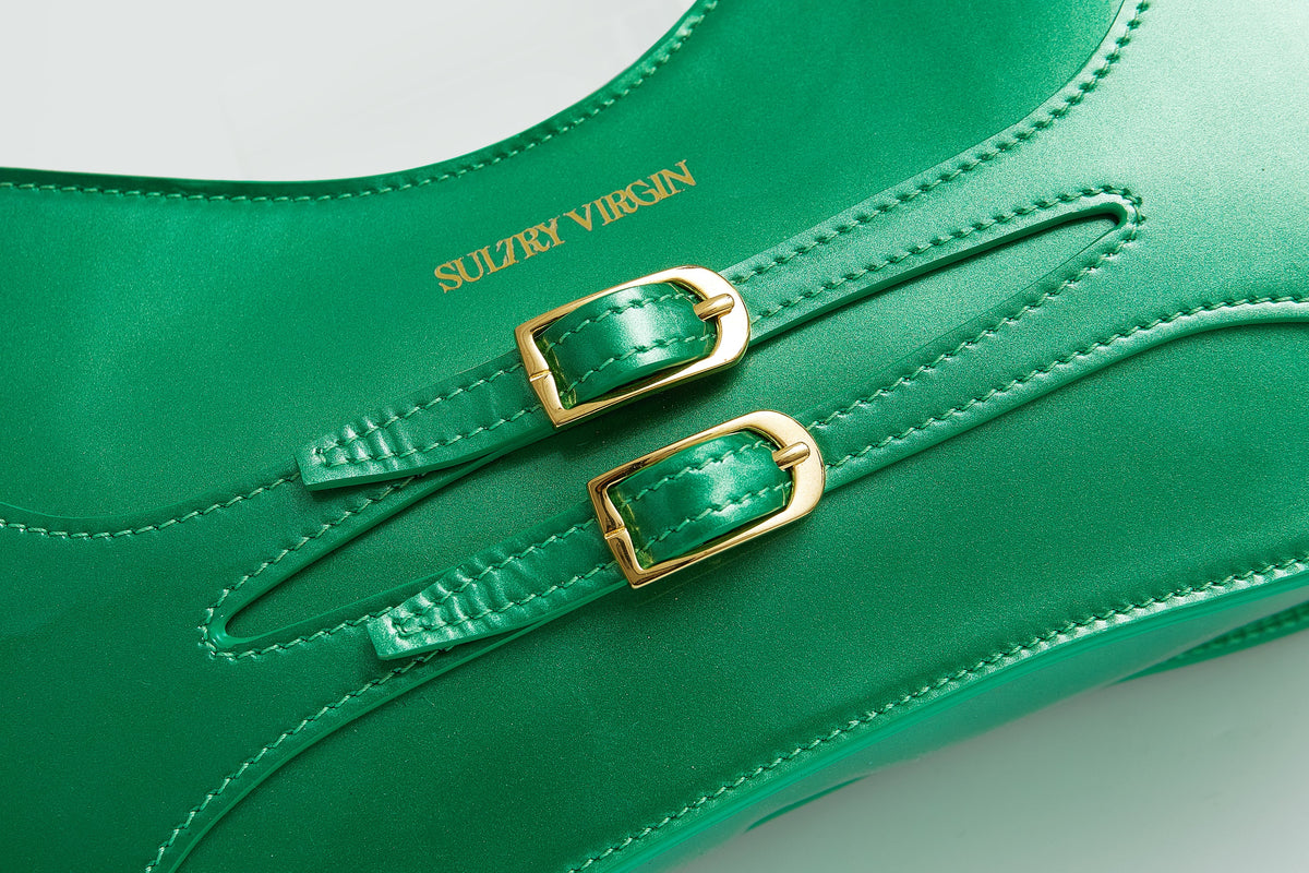 “Medium Pearl" Jelly Green by Sultry Virgin